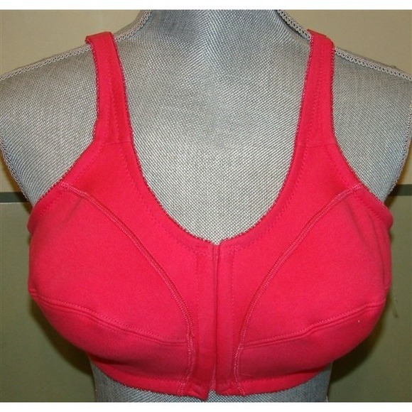 Comfort Choice Other - NWOT Comfort Choice 38B PINK Wirefree Front-Hook Seamless Leisure Bra 121027
